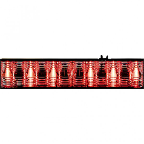 Image of Red Corner Strobe D-Fuser With 6 LED from Buyers Products. Part number: 3024637