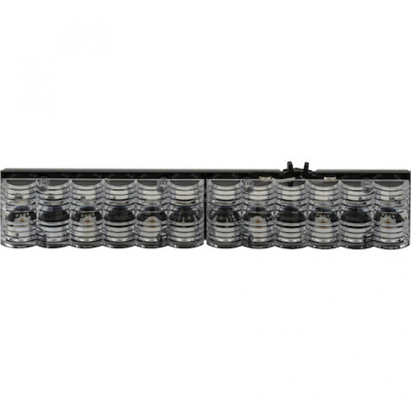 Image of Red Corner Strobe D-Fuser With 6 LED from Buyers Products. Part number: 3024637