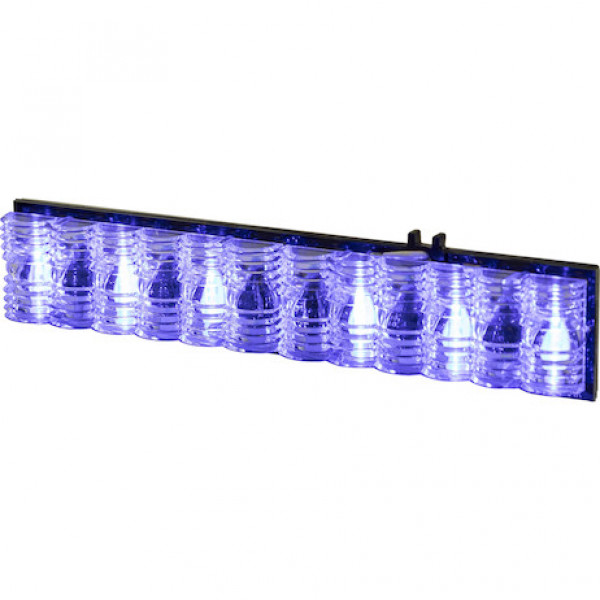 Image of Blue Corner Strobe D-Fuser With 6 LED from Buyers Products. Part number: 3024638