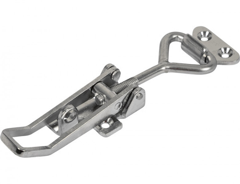 Image of 6" Heavy Duty Stainless Steel Adjustable-Grip Draw Latch from Buyers Products. Part number: 3049352