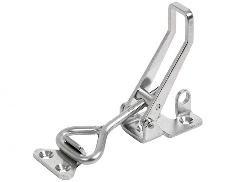 Image of 6" Heavy Duty Stainless Steel Adjustable-Grip Draw Latch from Buyers Products. Part number: 3049352