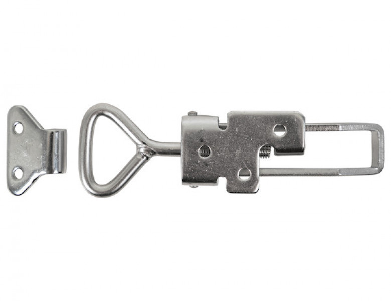 Image of 6" Heavy Duty Stainless Steel Adjustable-Grip Draw Latch from Buyers Products. Part number: 3049352