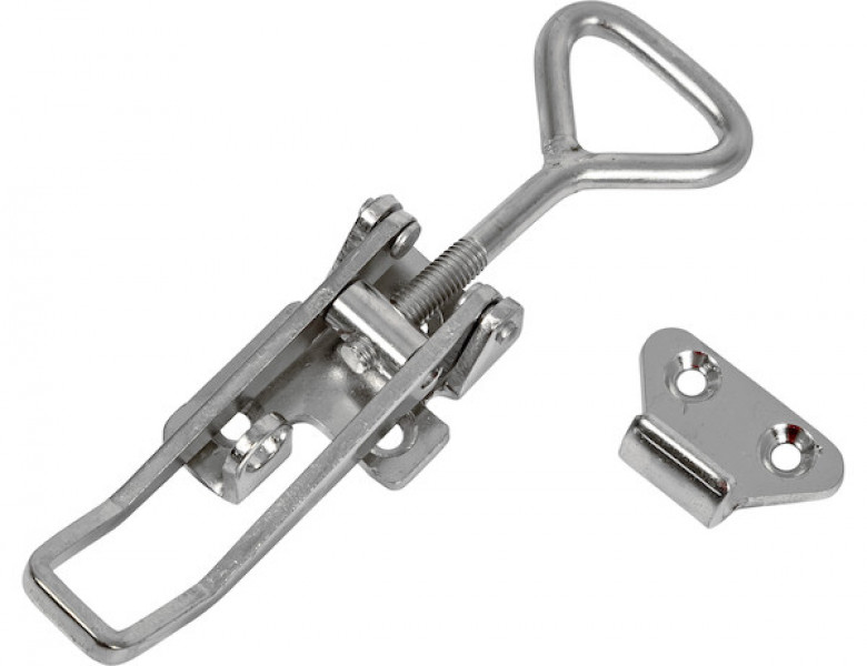 Image of 6" Heavy Duty Stainless Steel Adjustable-Grip Draw Latch from Buyers Products. Part number: 3049352