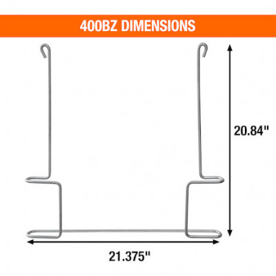 Image of Galvanized Anti-Sail Brackets for Use With 20-Inch-Wide Mud Flaps (pair) from Buyers Products. Part number: 400BZ