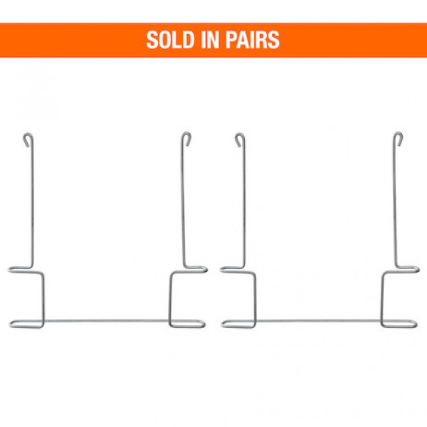 Image of Galvanized Anti-Sail Brackets for Use With 20-Inch-Wide Mud Flaps (pair) from Buyers Products. Part number: 400BZ