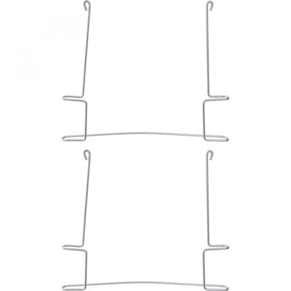 Image of Chrome Plated Anti-Sail Brackets for Use With 24-Inch-Wide Mud Flaps (pair) from Buyers Products. Part number: 405BC