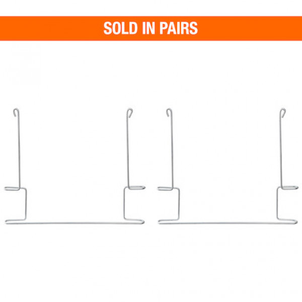 Image of Galvanized Anti-Sail Brackets for Use With 24-Inch-Wide Mud Flaps (pair) from Buyers Products. Part number: 405BZ