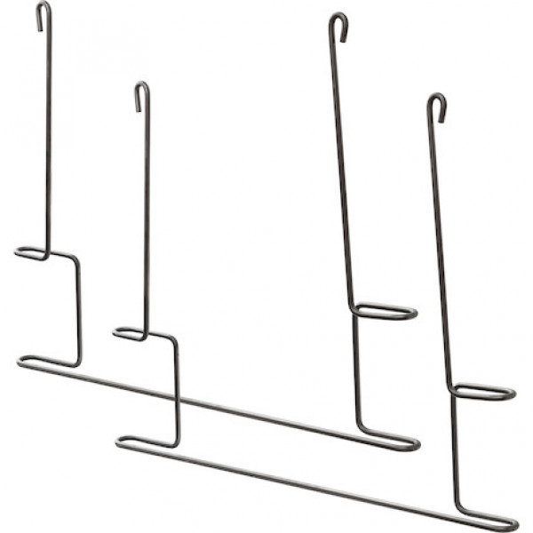 Image of Stainless Steel Anti-Sail Brackets for Use With 24-Inch-Wide Mud Flaps (pair) from Buyers Products. Part number: 405SS