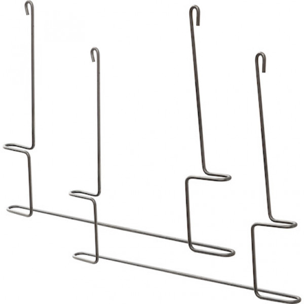 Image of Stainless Steel Anti-Sail Brackets for Use With 24-Inch-Wide Mud Flaps (pair) from Buyers Products. Part number: 405SS