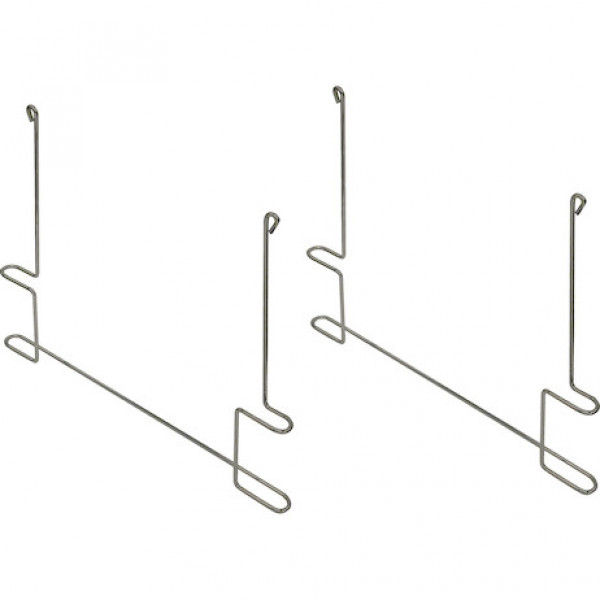 Image of Stainless Steel Anti-Sail Brackets for Use With 24-Inch-Wide Mud Flaps (pair) from Buyers Products. Part number: 405SS