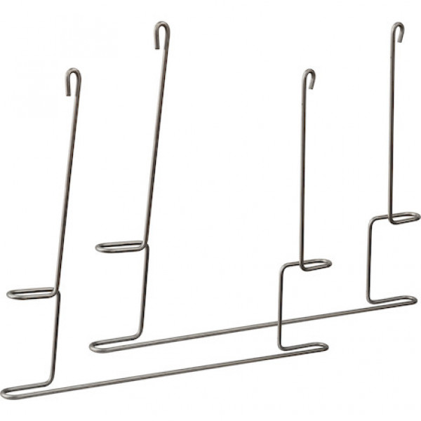 Image of Stainless Steel Anti-Sail Brackets for Use With 24-Inch-Wide Mud Flaps (pair) from Buyers Products. Part number: 405SS