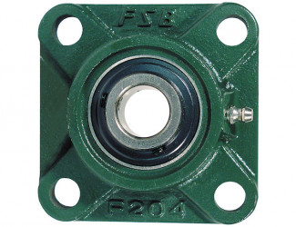 Image of 3/4 Inch Shaft Diameter Set Screw Style Flange Bearing - 4 Hole from Buyers Products. Part number: 4F12SCR