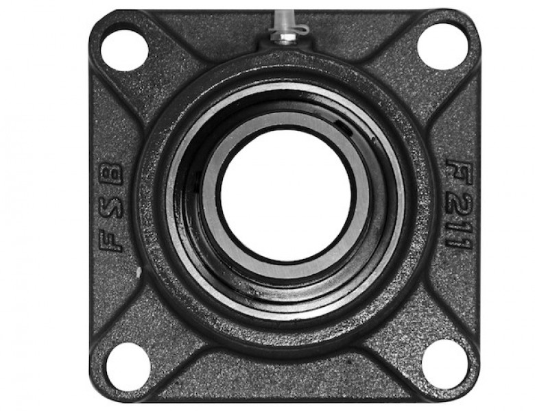 Image of Replacement 4-Hole 2 Inch Set Crew Locking Flanged Auger Bearing for SaltDoggSpreader from SAM. Part number: 4F32SCR