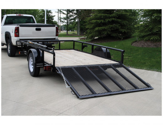 Image of EZ Gateailgate Assist for Open Landscape Trailers from Buyers Products. Part number: 5201000