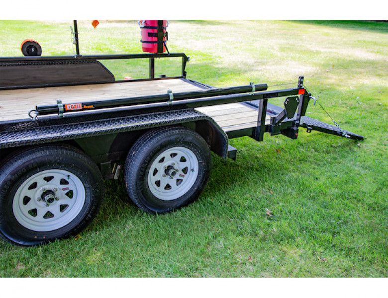 Image of EZ Gateailgate Assist for Open Landscape Trailers from Buyers Products. Part number: 5201000