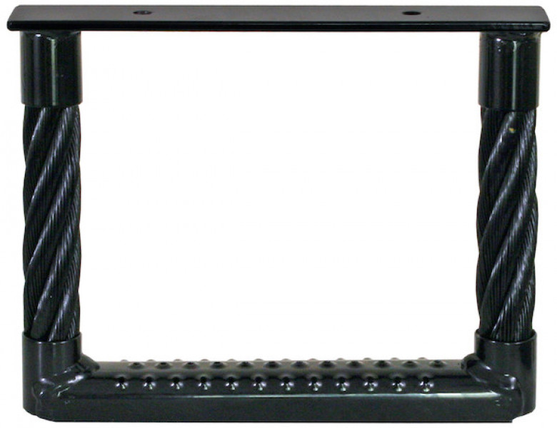 Image of Black Powder Coated Cable Type Truck Step - 9 x 12 x 1.38 Inch Deep from Buyers Products. Part number: 5230912