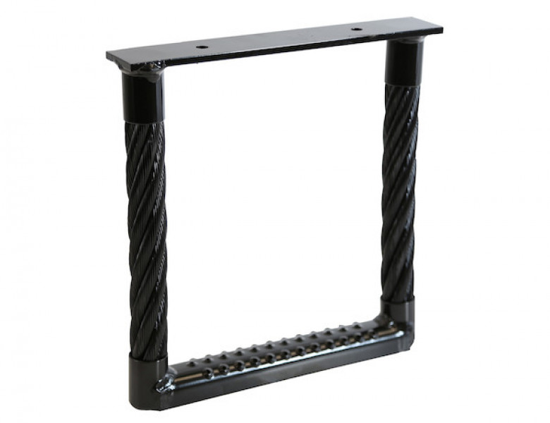 Image of Black Powder Coated Cable Type Truck Step - 12 x 12 x 1.38 Inch Deep from Buyers Products. Part number: 5231212