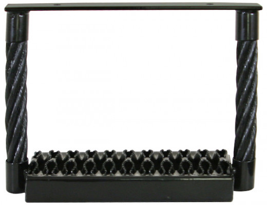 Image of Black Powder Coated Cable Type Truck Step - 15 x 15 x 4.75 Inch Deep from Buyers Products. Part number: 5231515