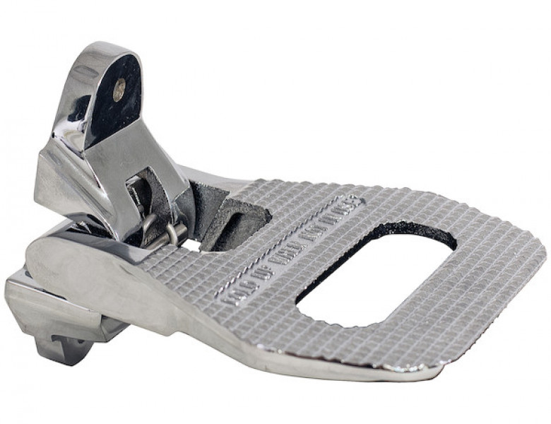 Image of Safety Folding Foot/Grab Step - Zinc Finish from Buyers Products. Part number: 5236586