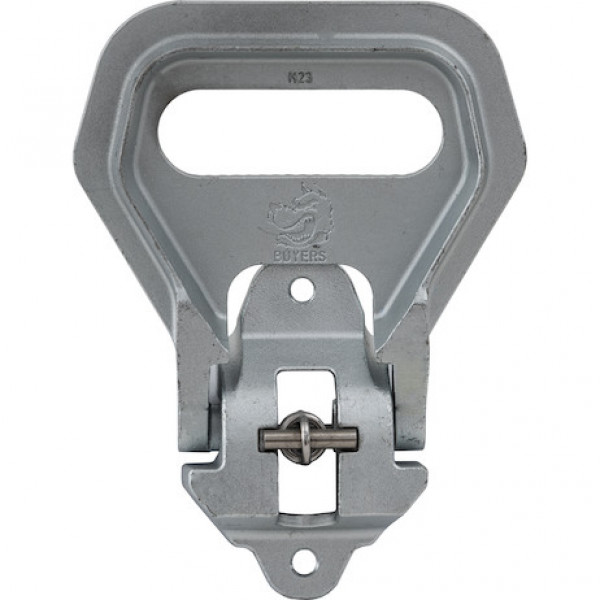 Image of Safety Folding Foot/Grab Step - Zinc Finish from Buyers Products. Part number: 5236586