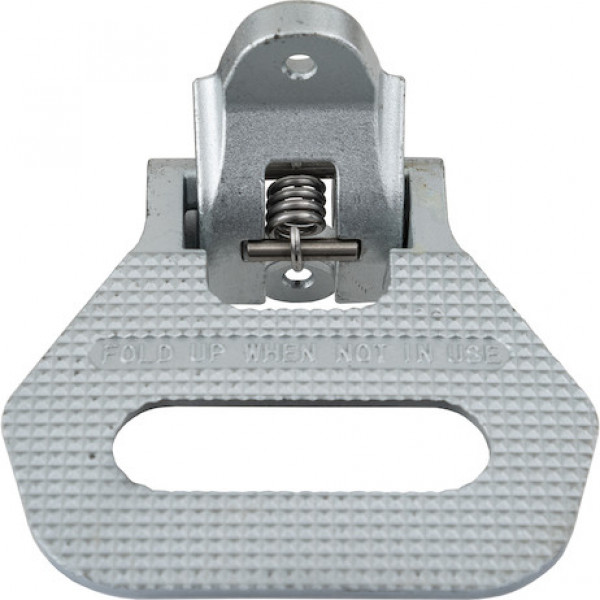 Image of Safety Folding Foot/Grab Step - Zinc Finish from Buyers Products. Part number: 5236586