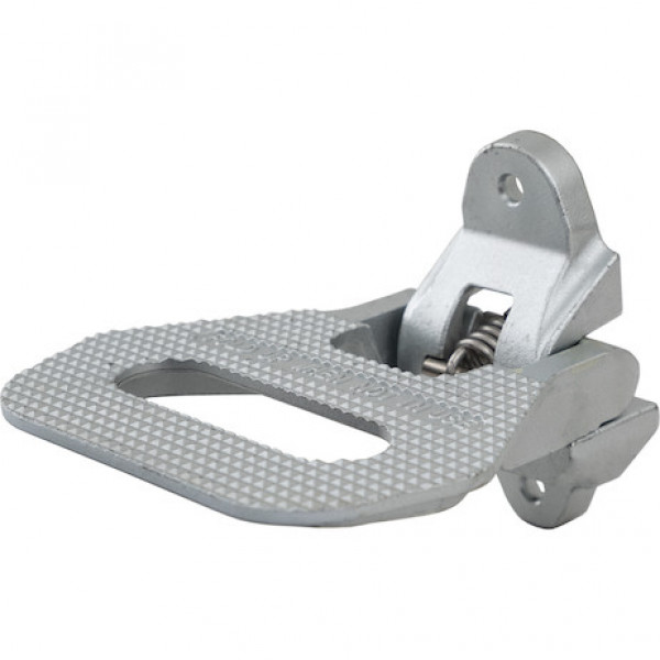 Image of Safety Folding Foot/Grab Step - Zinc Finish from Buyers Products. Part number: 5236586