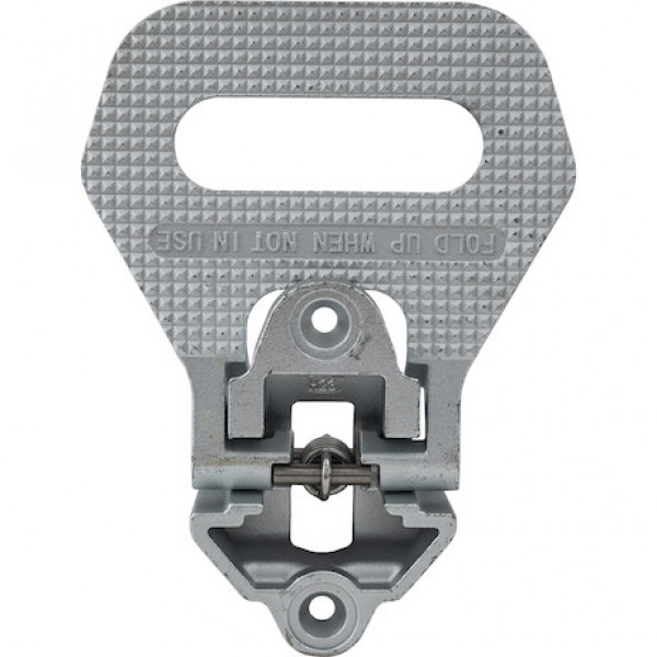 Image of Safety Folding Foot/Grab Step - Zinc Finish from Buyers Products. Part number: 5236586