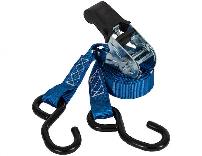 Image of 12 Foot Standard Duty Ratchet Tie Down with Rubber Grip - 4 Pack from Buyers Products. Part number: 5483215