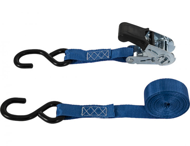 Image of 12 Foot Standard Duty Ratchet Tie Down with Rubber Grip - 4 Pack from Buyers Products. Part number: 5483215