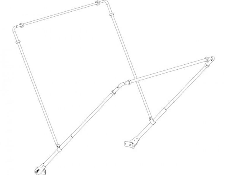 Image of Aluminum Tarp Tension Bow from Buyers Products. Part number: 5540000