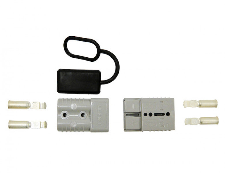 Image of Booster Cable's Gray Quick Connect Replacement Kit from Buyers Products. Part number: 5601015