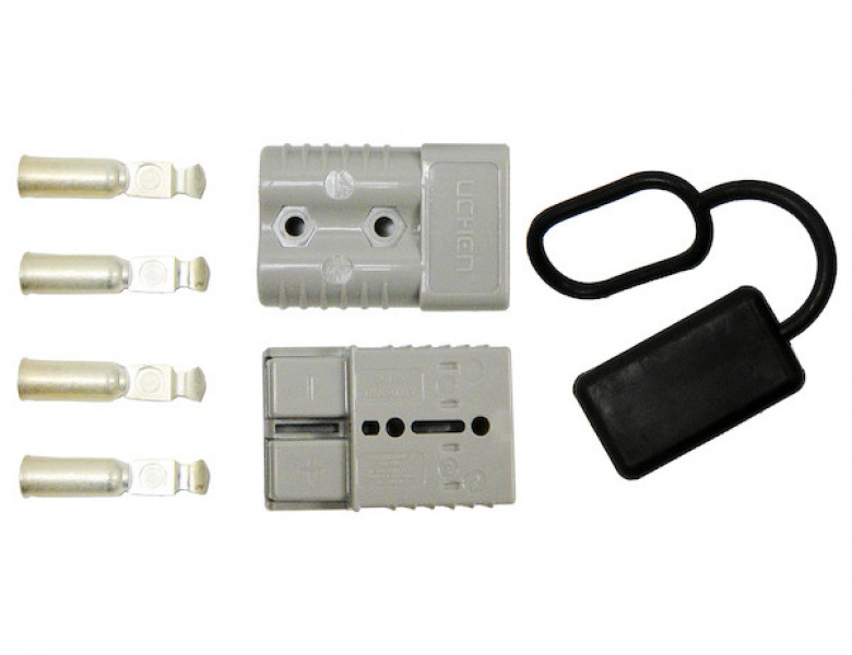 Image of Booster Cable's Gray Quick Connect Replacement Kit from Buyers Products. Part number: 5601015