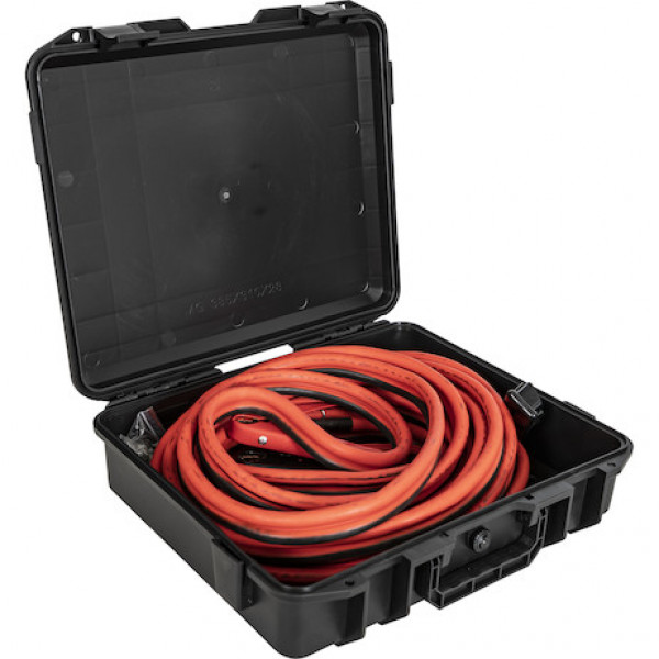 Image of 32.5 Foot Long Booster Cables with Black Quick Connect - 1000 Amp from Buyers Products. Part number: 5601033