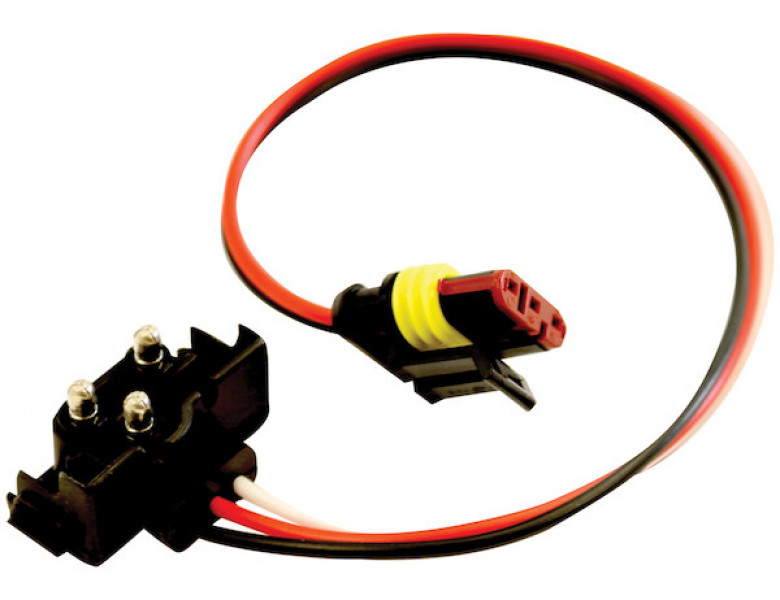 Image of DOT Light Plug 3-Wire AMP-Style Plug With 3-Pin PL-3 Female Plug from Buyers Products. Part number: 5620351