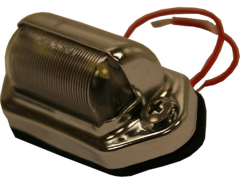 Image of 2 Inch License/Utility Light with 2 LEDs and Stripped Leads from Buyers Products. Part number: 5622032