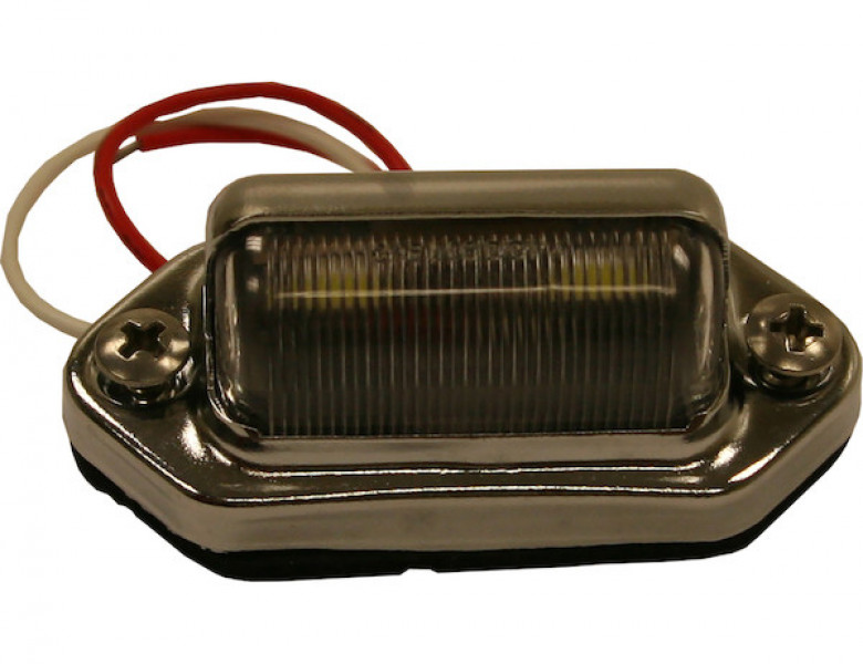 Image of 2 Inch License/Utility Light with 2 LEDs and Stripped Leads from Buyers Products. Part number: 5622032