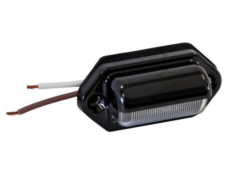 Image of 2 Inch License/Utility Light with 2 LEDs and Stripped Leads from Buyers Products. Part number: 5622032