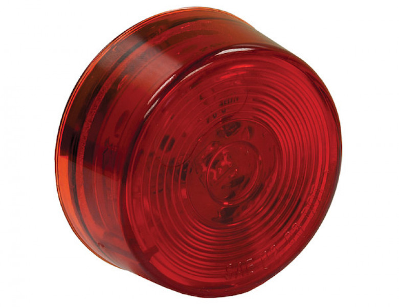 Image of 2 Inch Red Round Marker/Clearance Light Kit With 1 LED (PL-10 Connection, Includes Grommet and Plug) from Buyers Products. Part number: 5622101