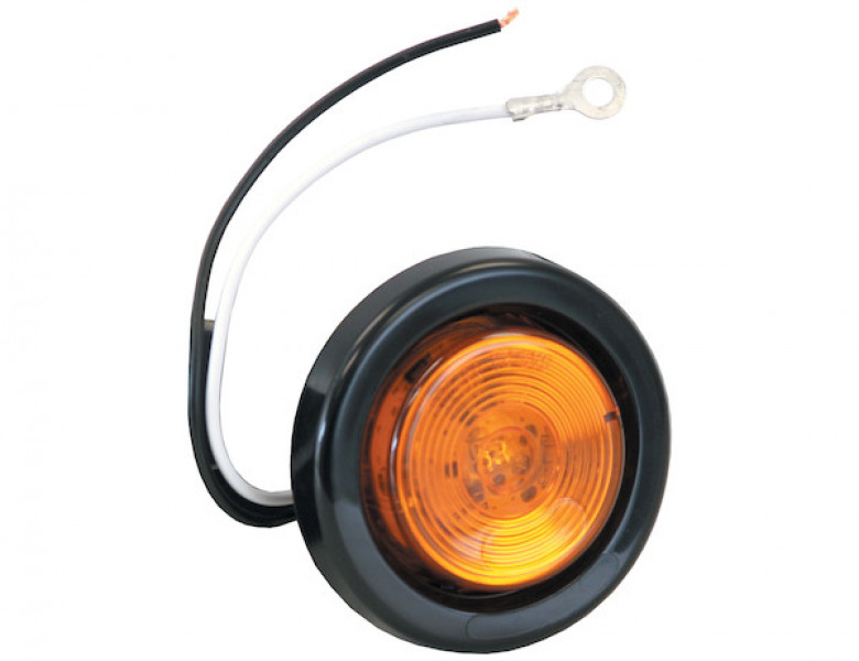 Image of 2 Inch Red Round Marker/Clearance Light Kit With 1 LED (PL-10 Connection, Includes Grommet and Plug) from Buyers Products. Part number: 5622101