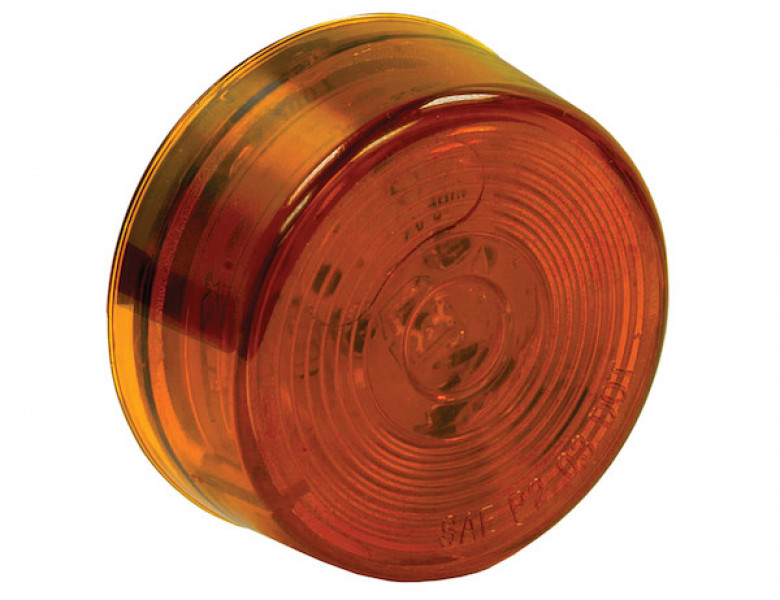 Image of 2 Inch Red Round Marker/Clearance Light Kit With 1 LED (PL-10 Connection, Includes Grommet and Plug) from Buyers Products. Part number: 5622101