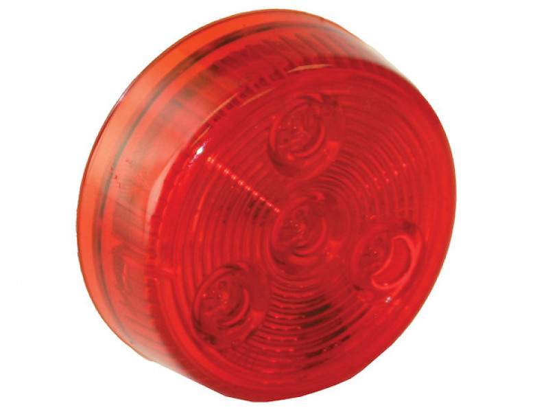 Image of 2 Inch Red Round Marker/Clearance Light with 4 LED Kit (Includes Grommet) from Buyers Products. Part number: 5622102