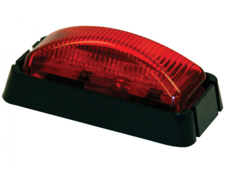 Image of 2.5 Inch Red Surface Mount Marker Light With 3 LED from Buyers Products. Part number: 5622104