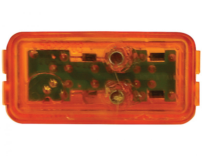 Image of 2.5 Inch Red Surface Mount Marker Light With 3 LED from Buyers Products. Part number: 5622104