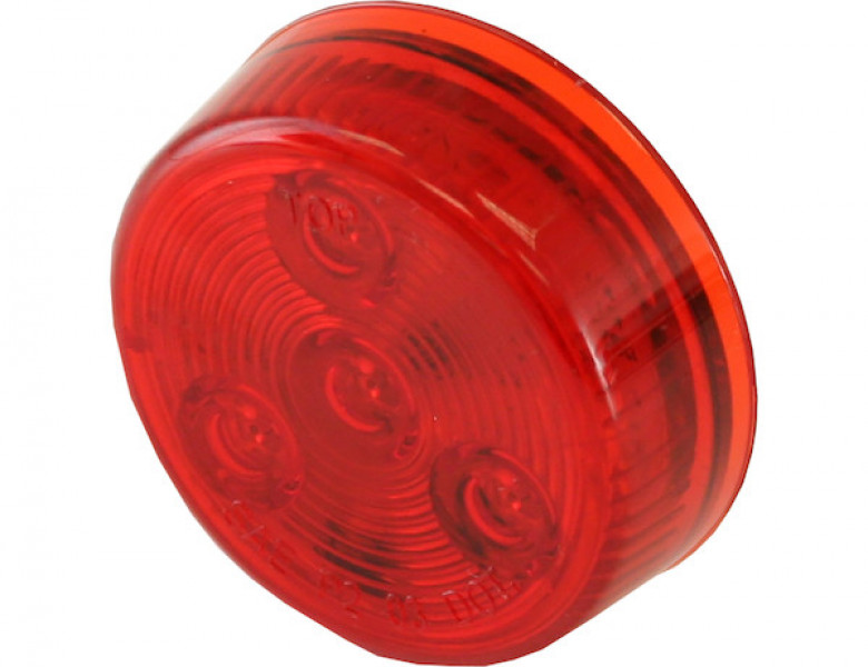 Image of 2 Inch Red Round Marker/Clearance Light with 4 LEDs (Light Only) from Buyers Products. Part number: 5622154