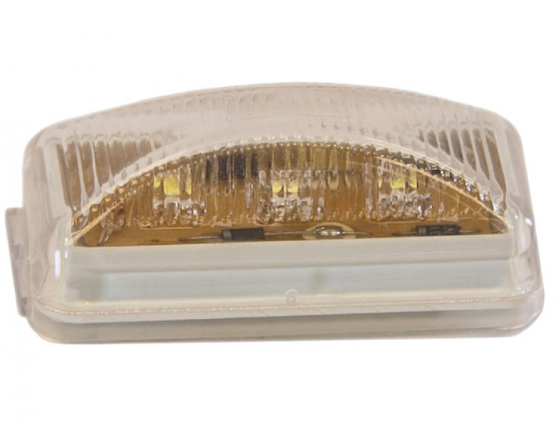 Image of 2.5 Inch Amber Surface Mount Marker Light With 3 LED from Buyers Products. Part number: 5622204