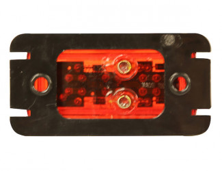 Image of 2.5 Inch Clear Surface Mount Marker Light With 3 LED from Buyers Products. Part number: 5622304