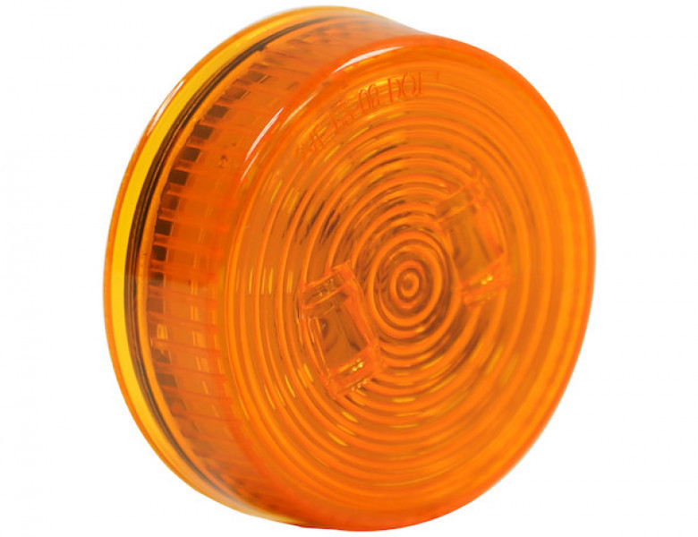 Image of 2.5 Inch Amber Round Marker/Clearance Light With 2 LED from Buyers Products. Part number: 5622522