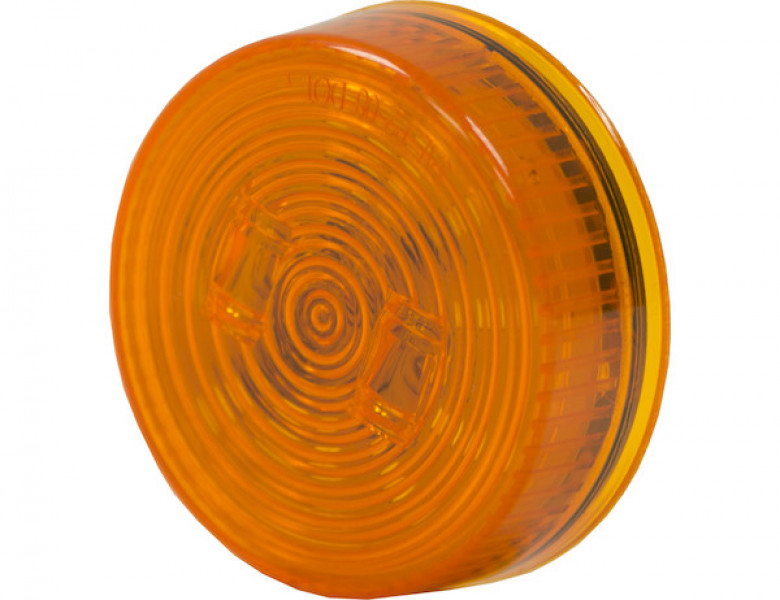 Image of 2.5 Inch Amber Round Marker/Clearance Light With 2 LED from Buyers Products. Part number: 5622522