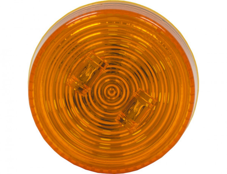 Image of 2.5 Inch Amber Round Marker/Clearance Light With 2 LED from Buyers Products. Part number: 5622522