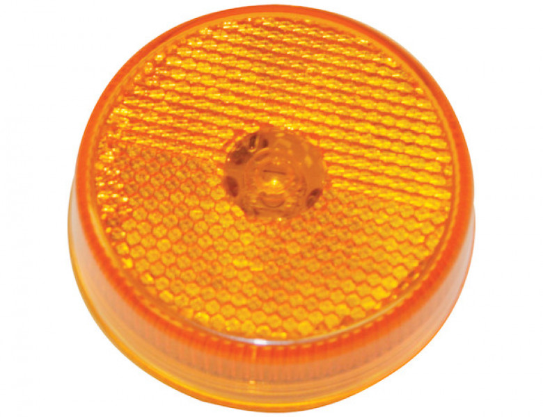 Image of 2.5 Inch Amber Marker/Clearance Light with Reflex With 4 LED from Buyers Products. Part number: 5622526